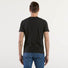 K-Way t-shirt girocollo in tessuto nero