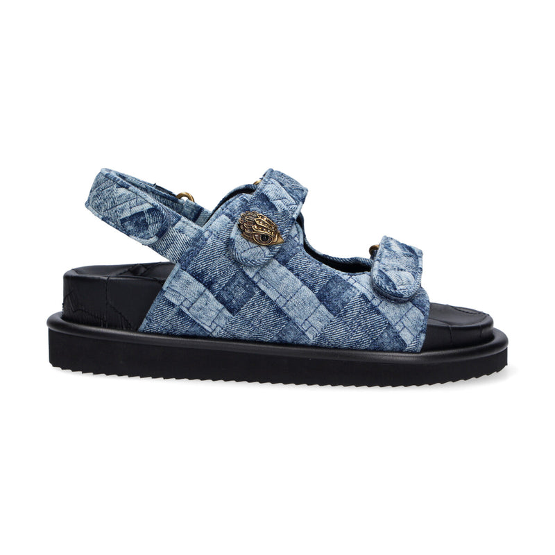 Kurt Geiger sandalo Orson in denim trapuntato