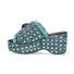 Kurt Geiger zeppa Kensington verde