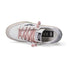 4B12 sneaker Kyle pelle cracked bianca turchese