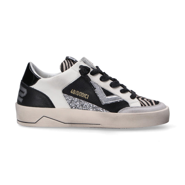 4B12 sneaker kyle nera animalier