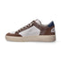 4B12 sneaker Kyle pelle marrone blu