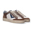 4B12 sneaker Kyle pelle marrone blu