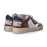 4B12 sneaker Kyle pelle marrone blu