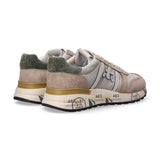 Premiata sneaker Lander beige e grigia