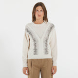 Max Mara pullover in lana a coste