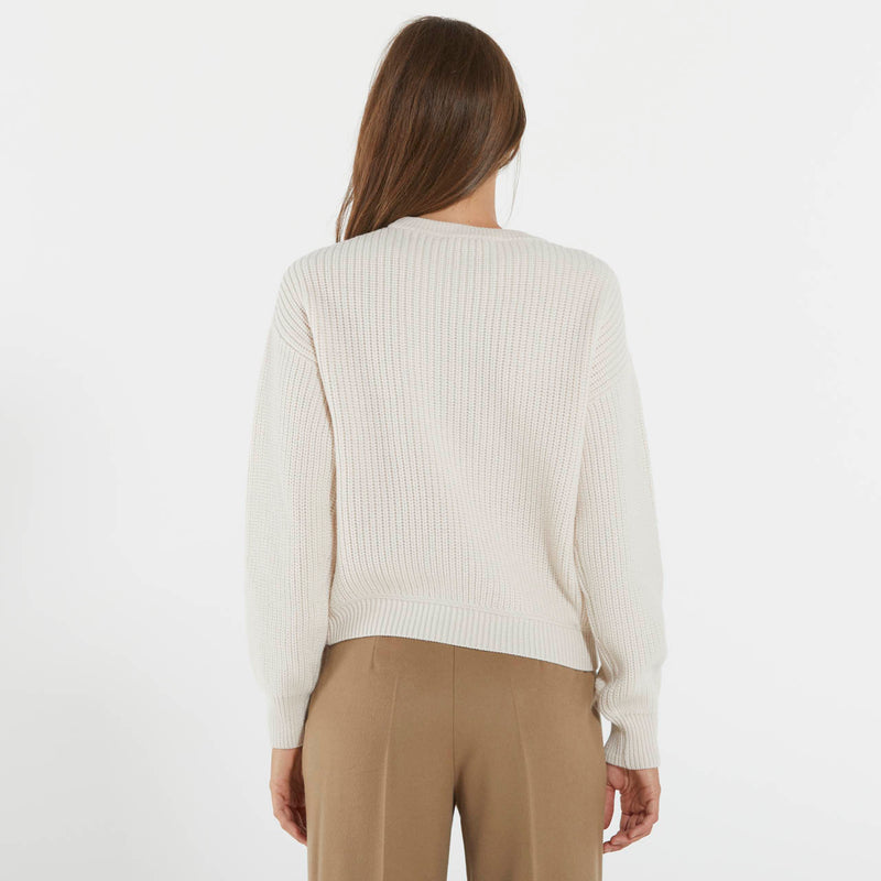 Max Mara pullover in lana a coste