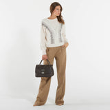 Max Mara pullover in lana a coste