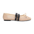 Loafer ballerine in rete beige