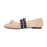 Loafer ballerine in rete beige