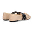 Loafer ballerine in rete beige