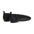 Ballerina intrecciata Loafer pelle nera