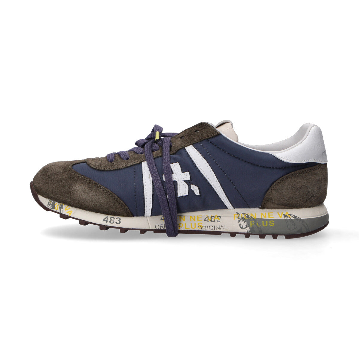 Premiata sneaker Lucy nylon blu verde