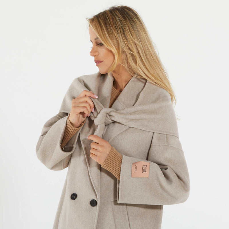 Solotre cappotto beige