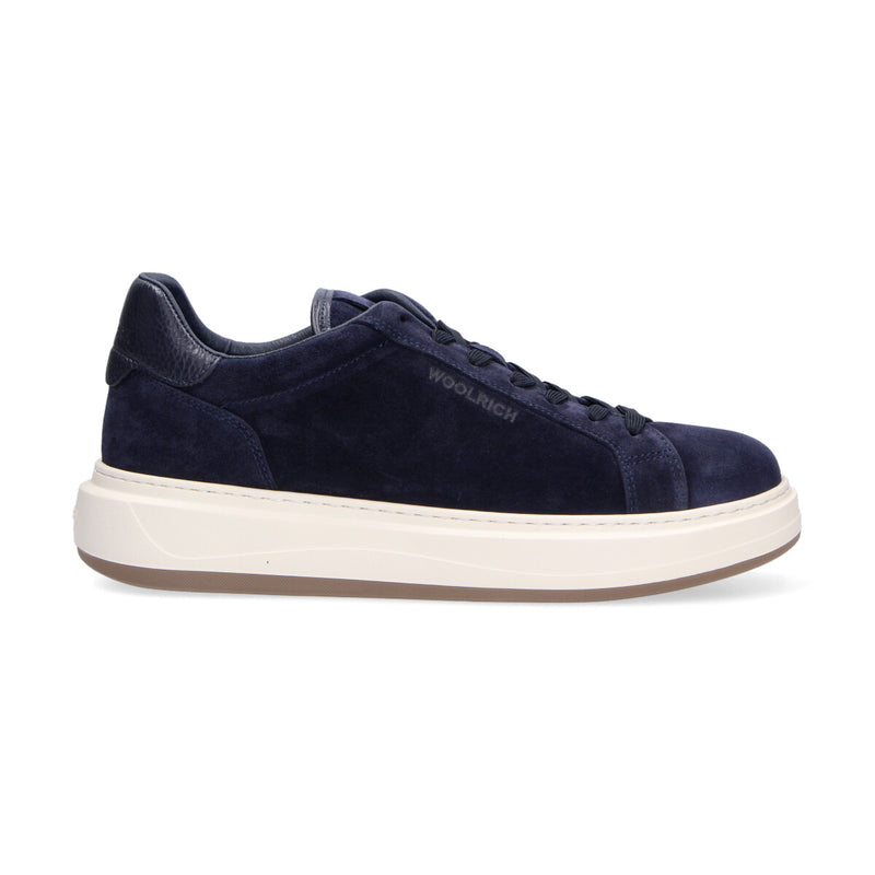 Woolrich sneaker camoscio blu