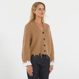 Solotre cardigan cognac