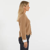 Solotre cardigan cognac