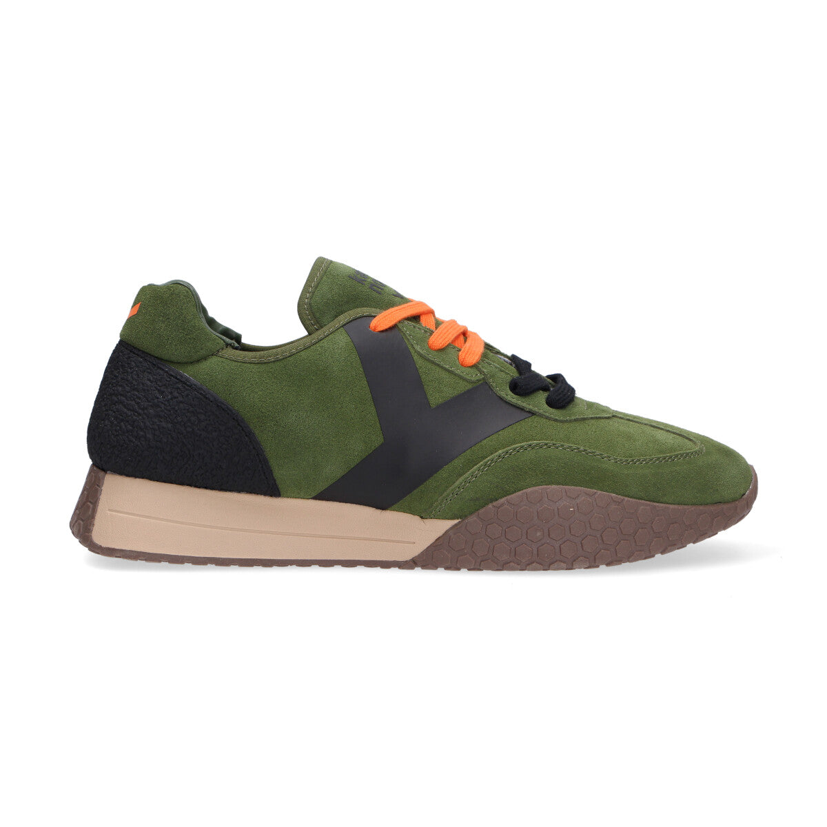 Sneakers KEHNOO vintage camoscio verde – Bertoldo