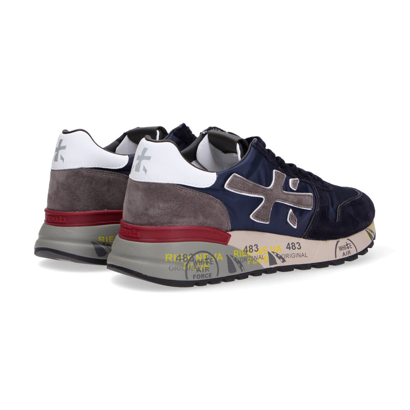 Premiata sneaker Mick blu grigio