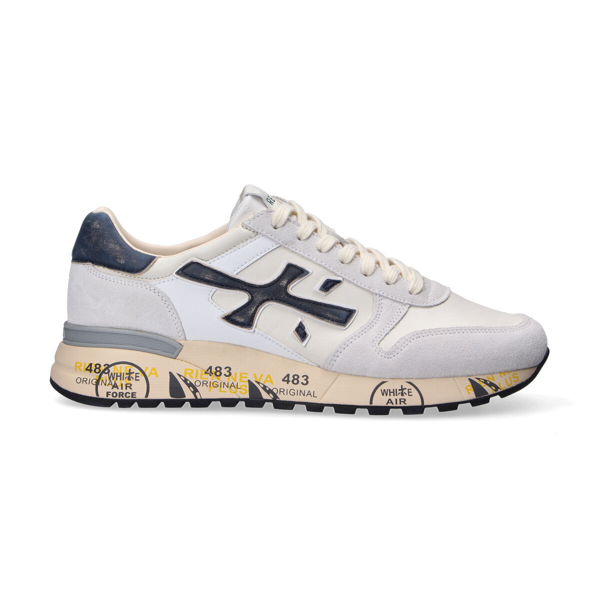 Premiata sneaker Mick bianca blu