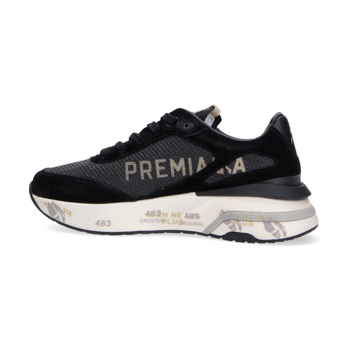 Premiata sneaker Moerund camoscio nero