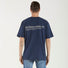 New Balance t-shirt athletics,inc. blu