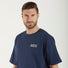 New Balance t-shirt athletics,inc. blu