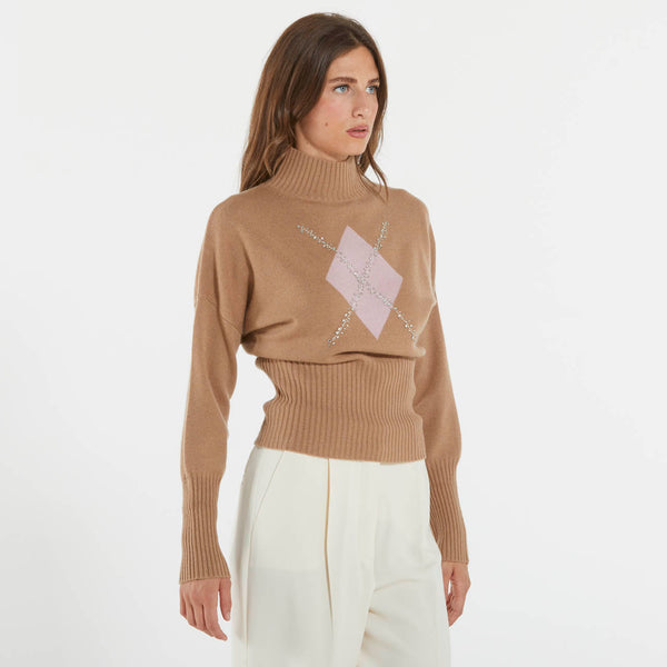 Max Mara maglia a collo alto in misto cachemire