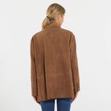 Max Mara giacca over in suede