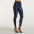 Elisabetta Franchi leggings in lycra lucida blu