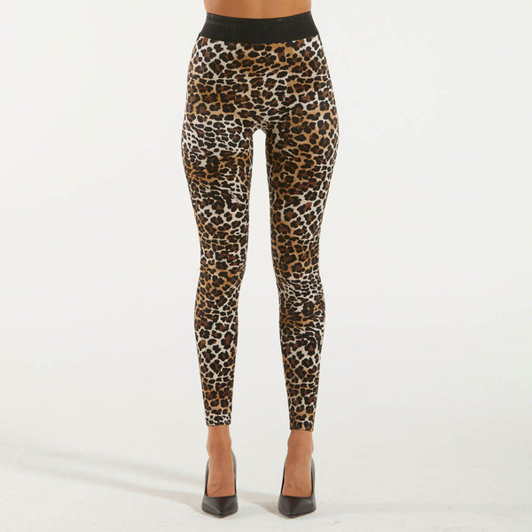 Elisabetta Franchi leggings in lycra animalier