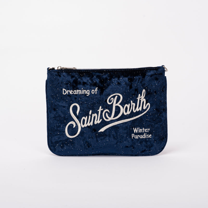 Mc2 Saint Barth pochette velvet midnight blu