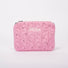 Mc2 Saint Barth pochette braid tricot rosa strass