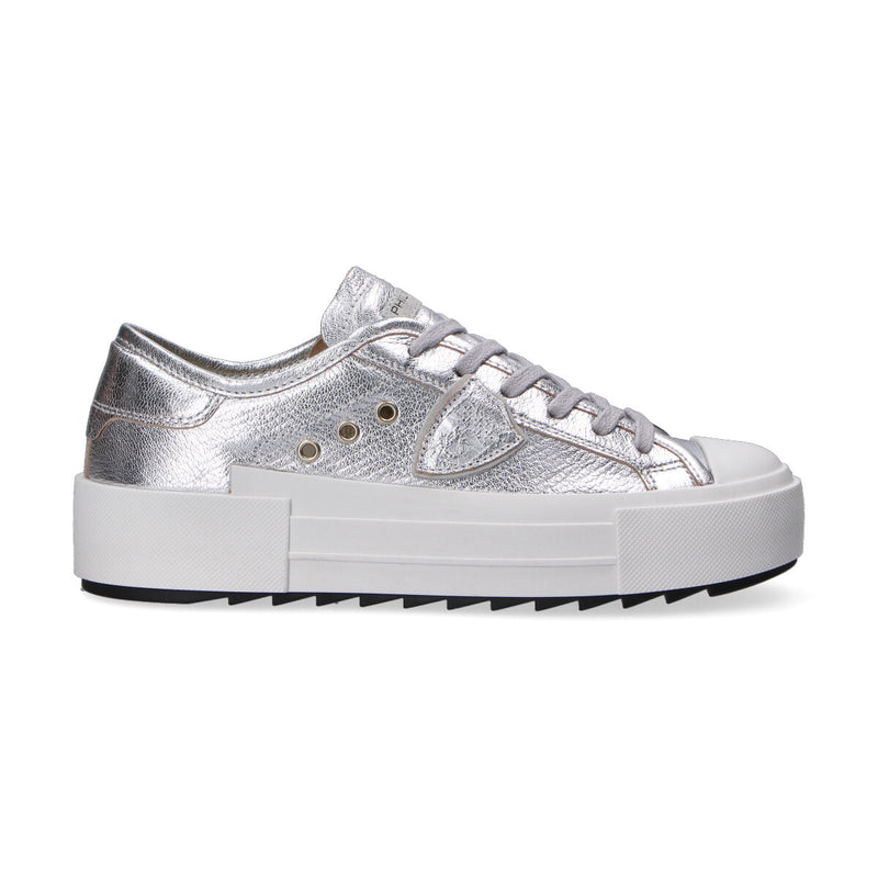 Philippe Model sneaker Paris Haute argento