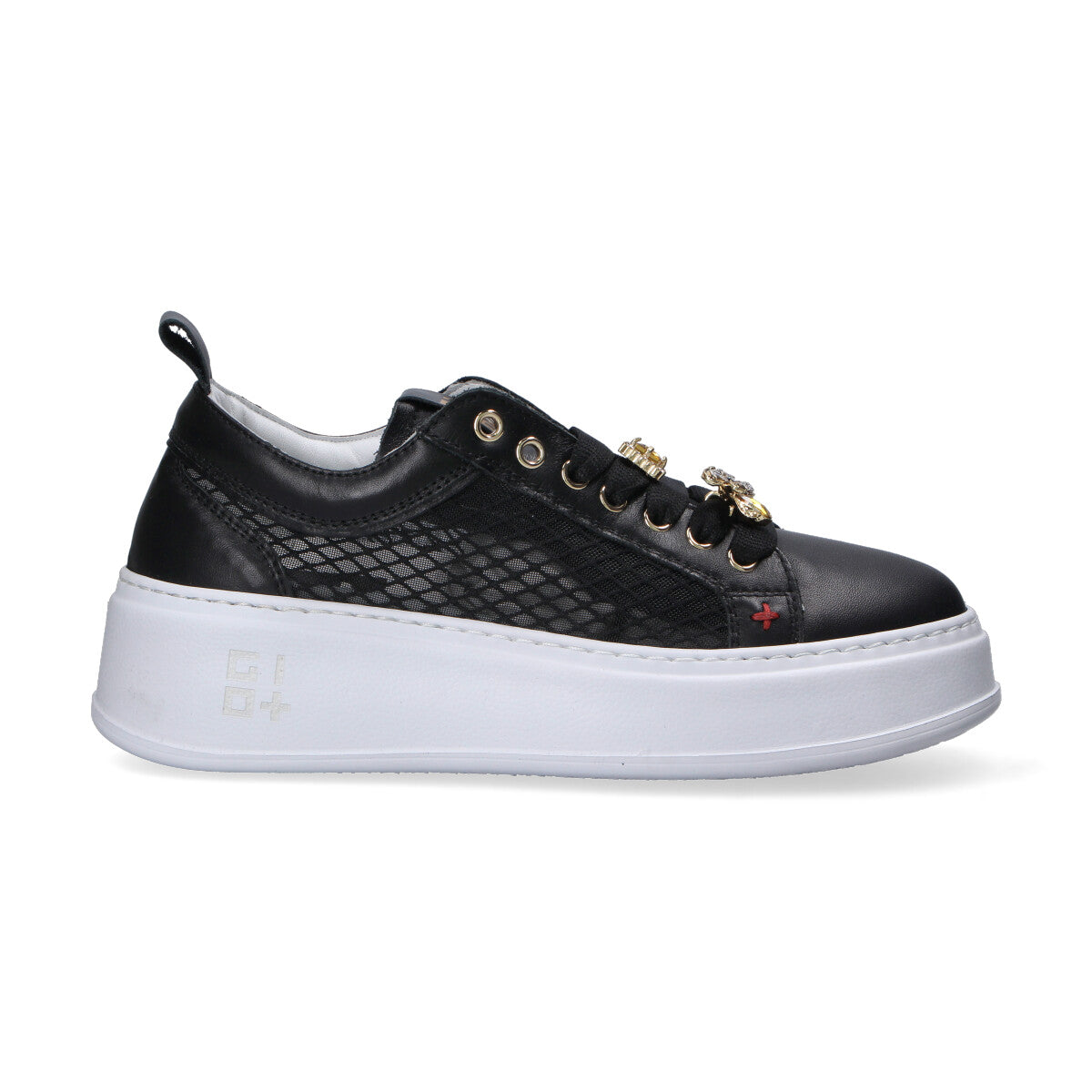 GioPiu sneaker Pia ape pelle nera