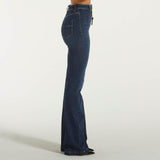 Elisabetta Franchi jeans a zampa in cotone stretch