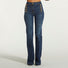 Elisabetta Franchi jeans a zampa in cotone stretch