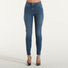 Elisabetta Franchi jeans in denim con strass