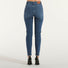 Elisabetta Franchi jeans in denim con strass