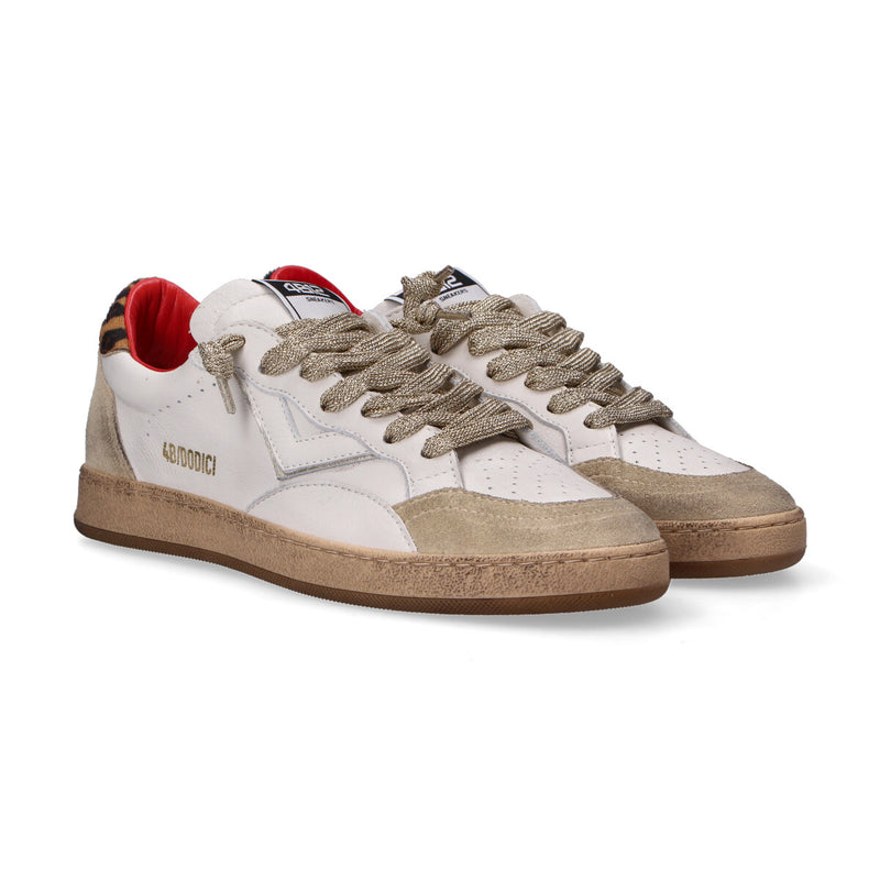 4B12 sneaker playnew bianco maculato