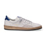 4B12 sneaker Playnew pelle bianca blu