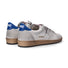 4B12 sneaker Playnew pelle bianco azzurro