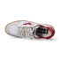 4B12 sneaker Playnew pelle bianca rossa