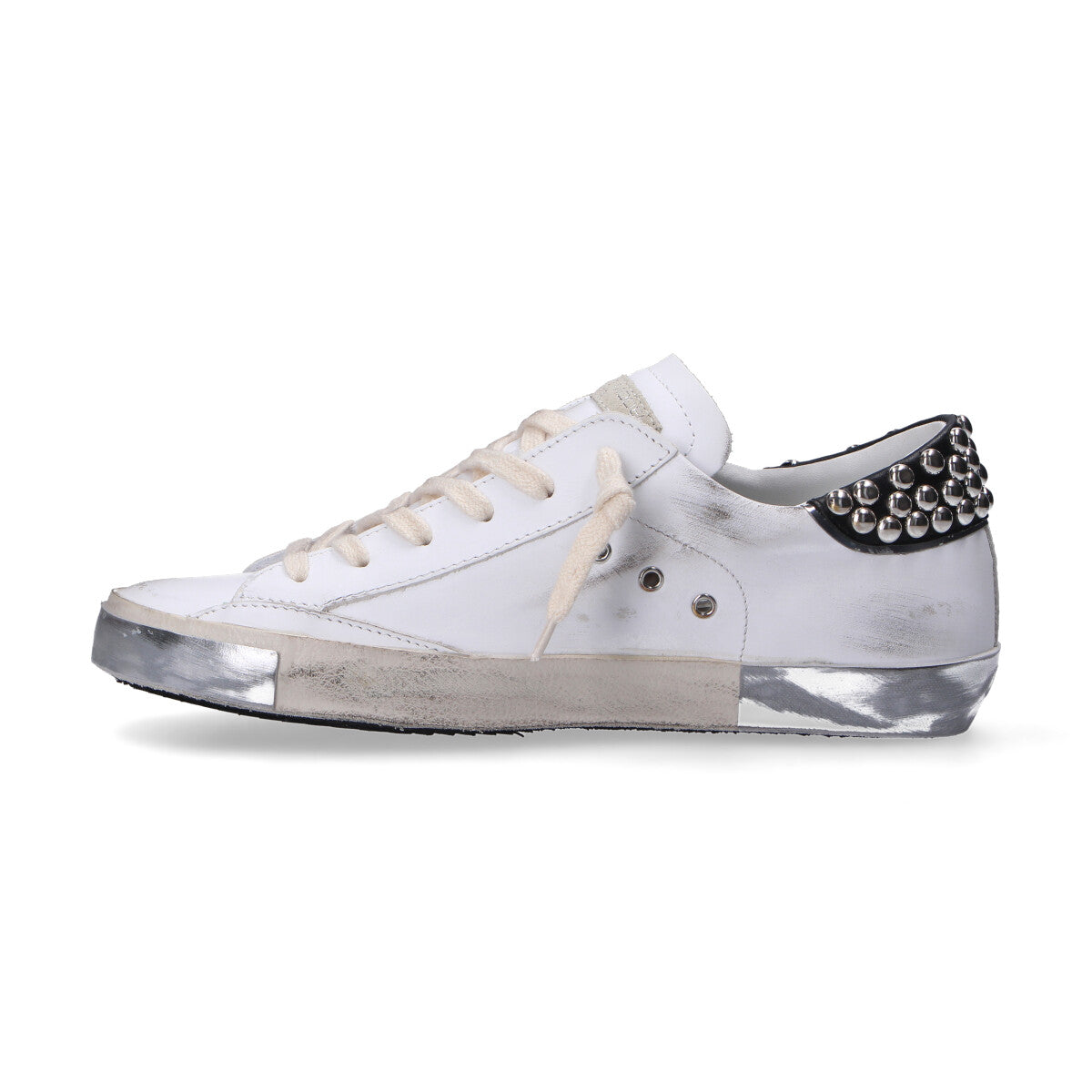 Philippe Model sneakers PRSX veau bianca borchie