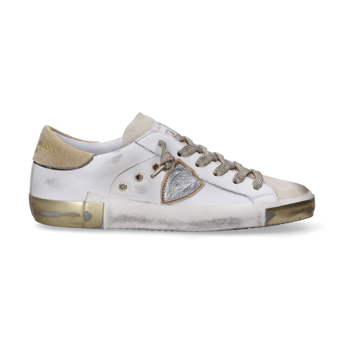 Philippe Model sneaker Paris bianca beige