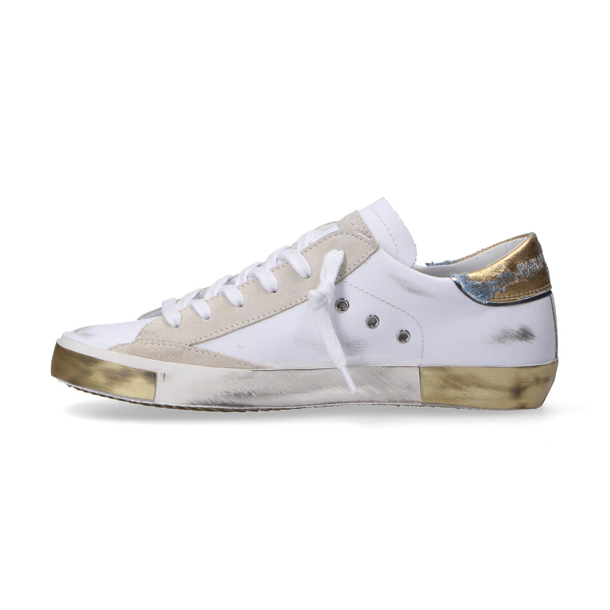 Philippe Model sneakers PRSX veau metal bianca