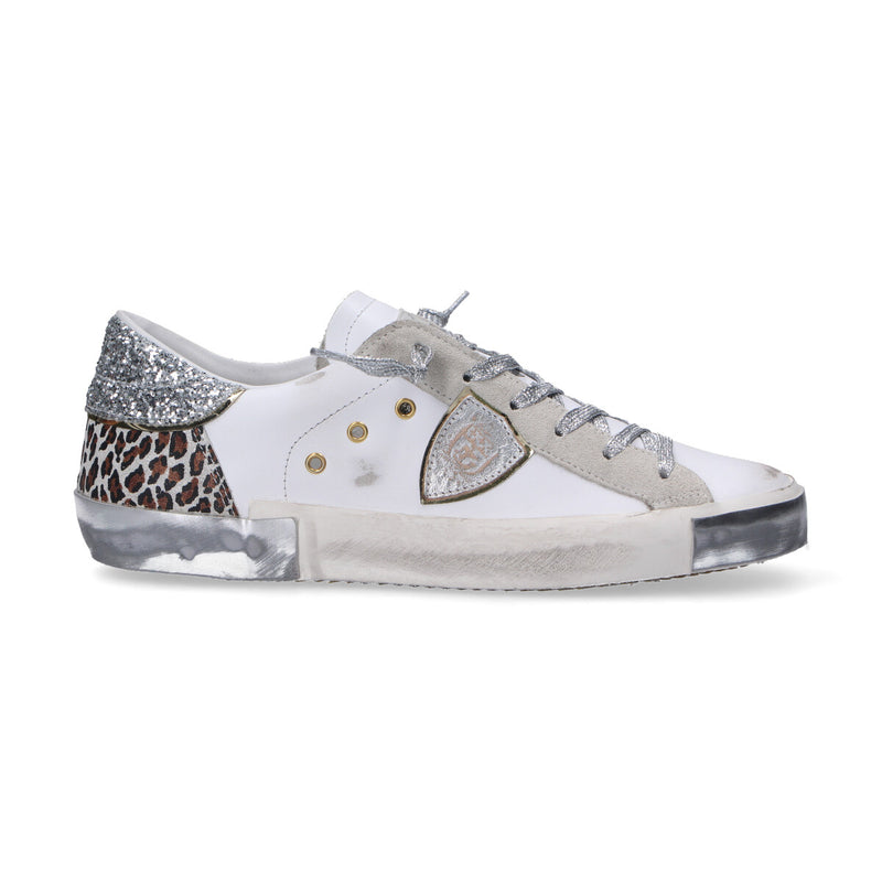 Philippe model sneakers Paris bianca glitter