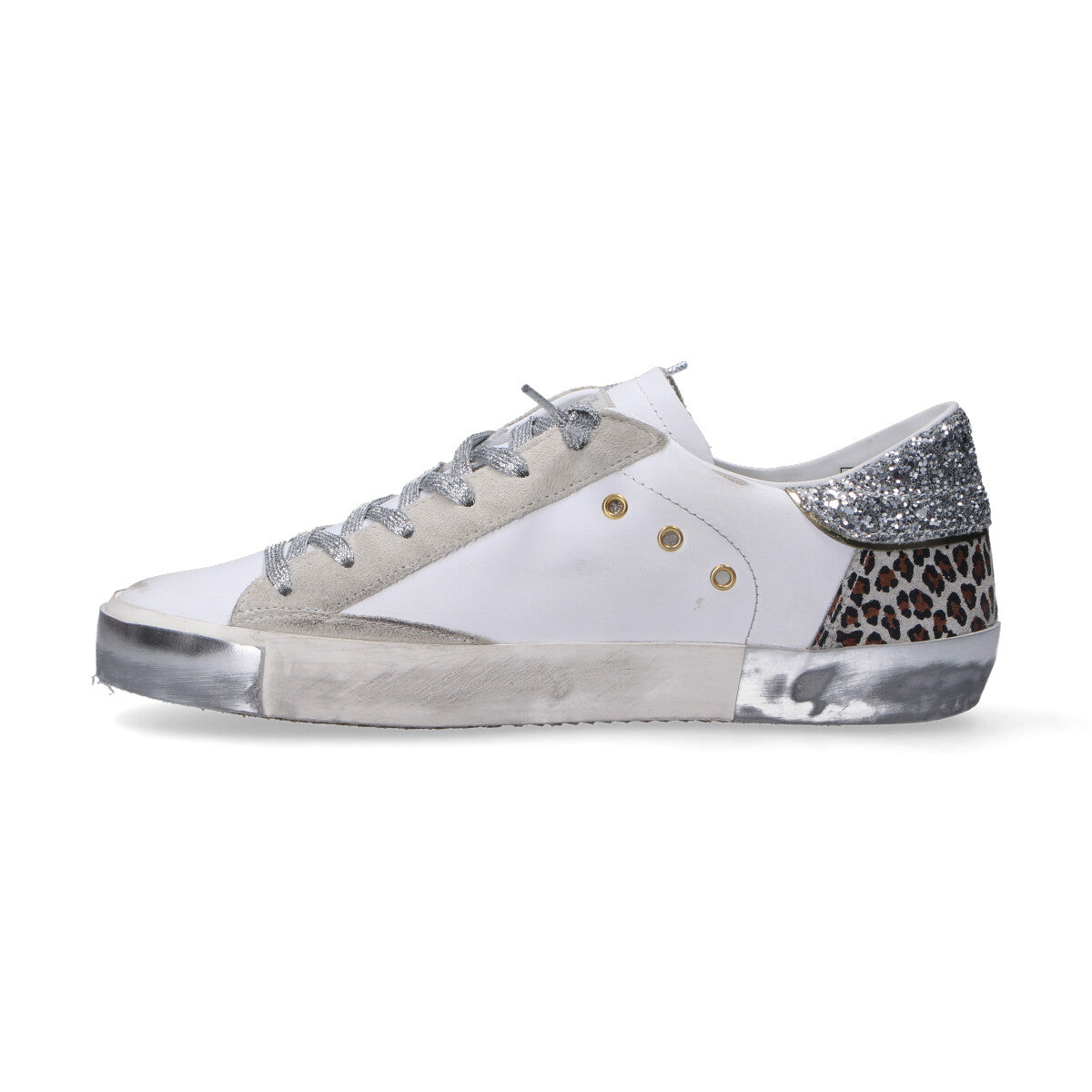 Philippe model sneakers Paris bianca glitter