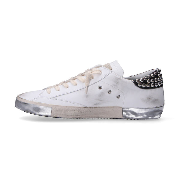 Philippe Model sneakers PRSX veau bianca borchie