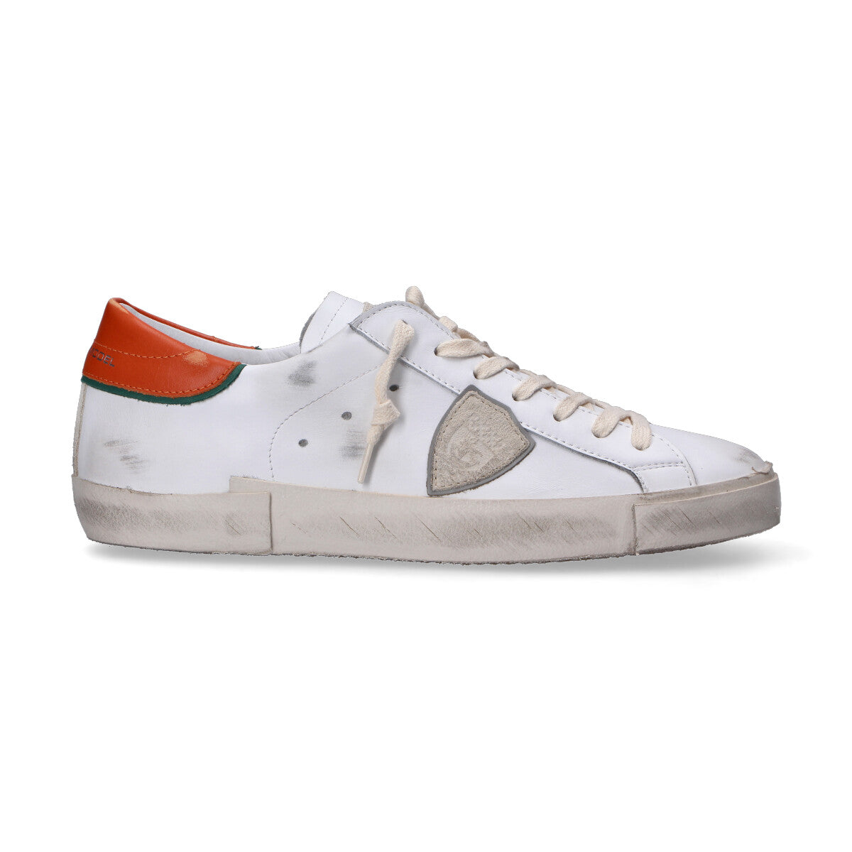 Philippe Model sneaker Paris arancio verde